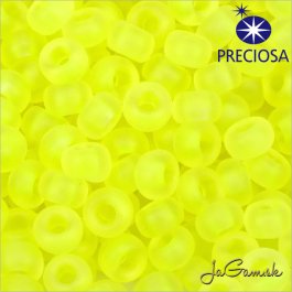 Rokajl Preciosa 10/0 žltá priehľadná NEON 10g (16001_10)